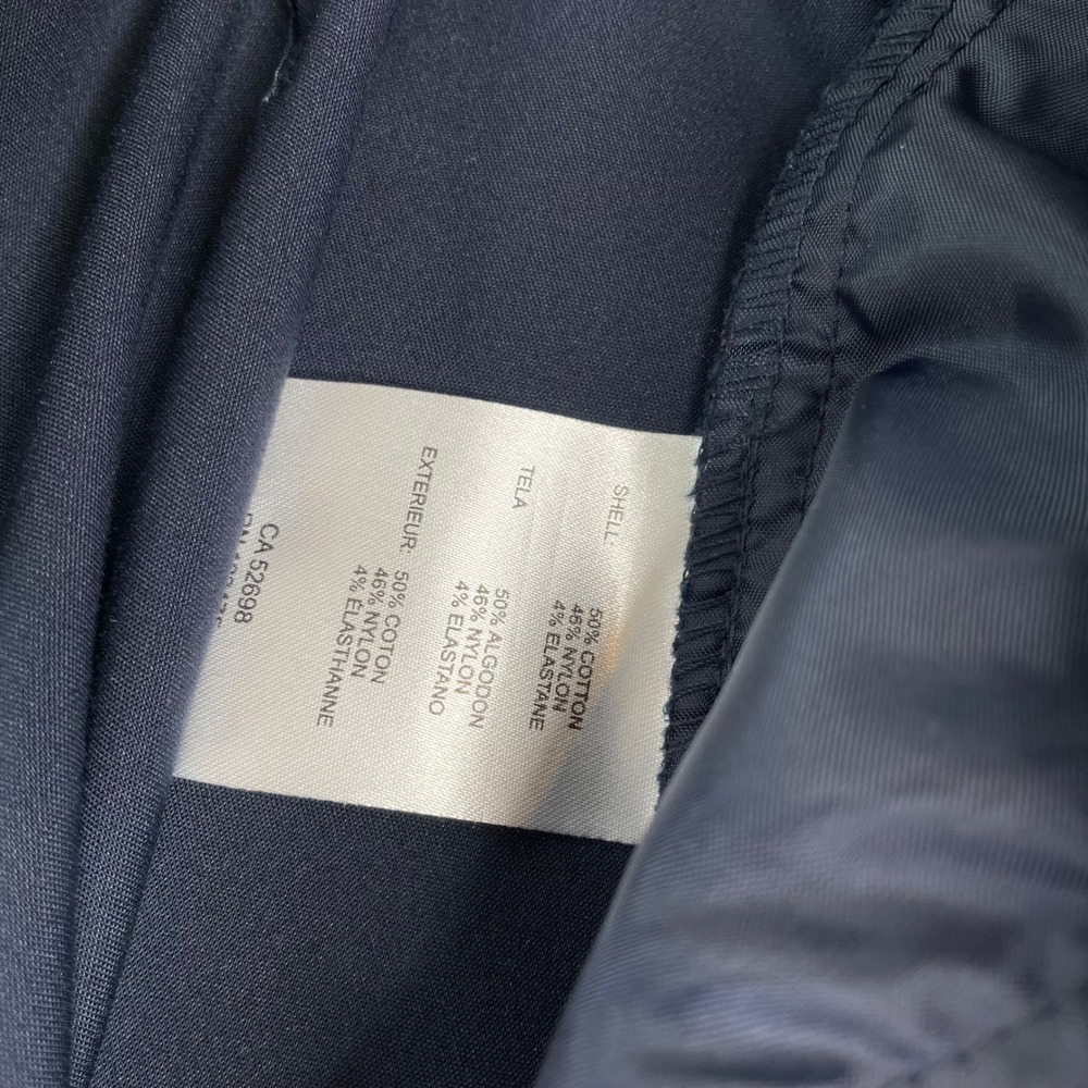 Ellen Tracy Navy Blue Tailored Ankle Pants Slim Fit Career Workwear Size 6 - Picture 10 of 10